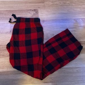Red and Black Checkered PJ Pants M